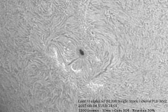 Soleil H-alpha du 04/08/2017