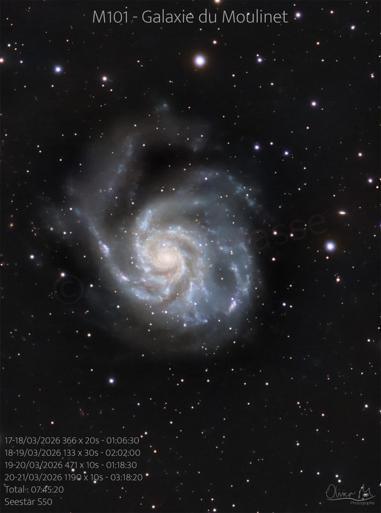 #10 – M101 – Galaxie du Moulinet