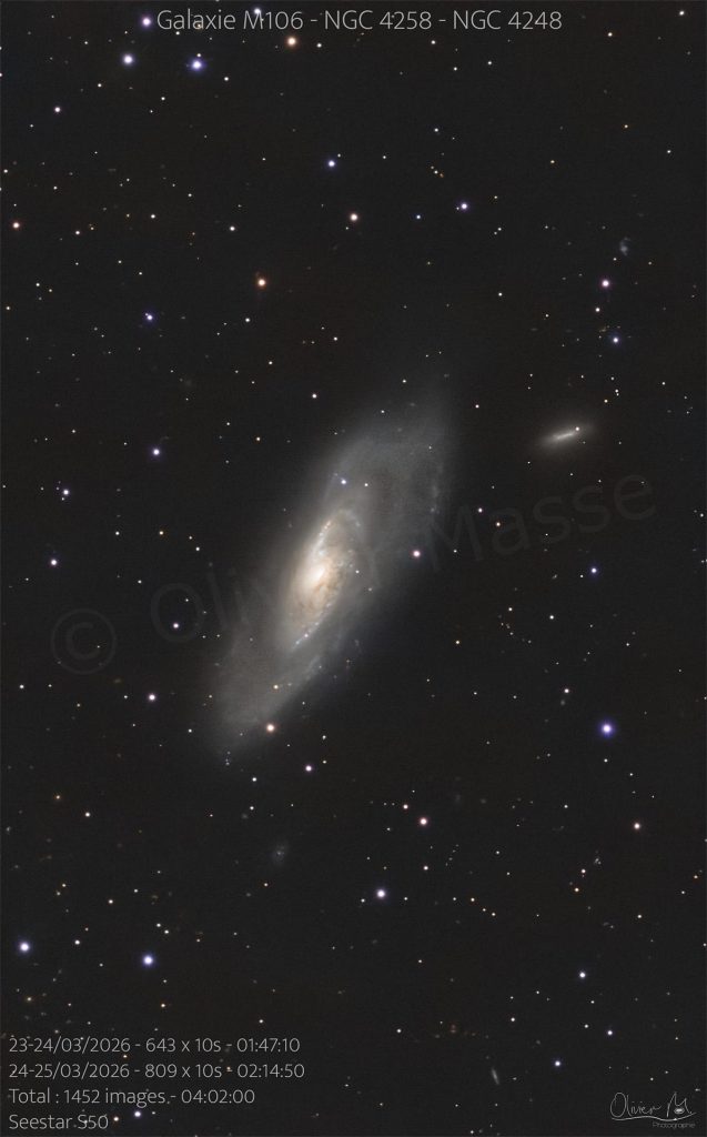 #12 – M106 (NGC 4258 & NGC 4248)